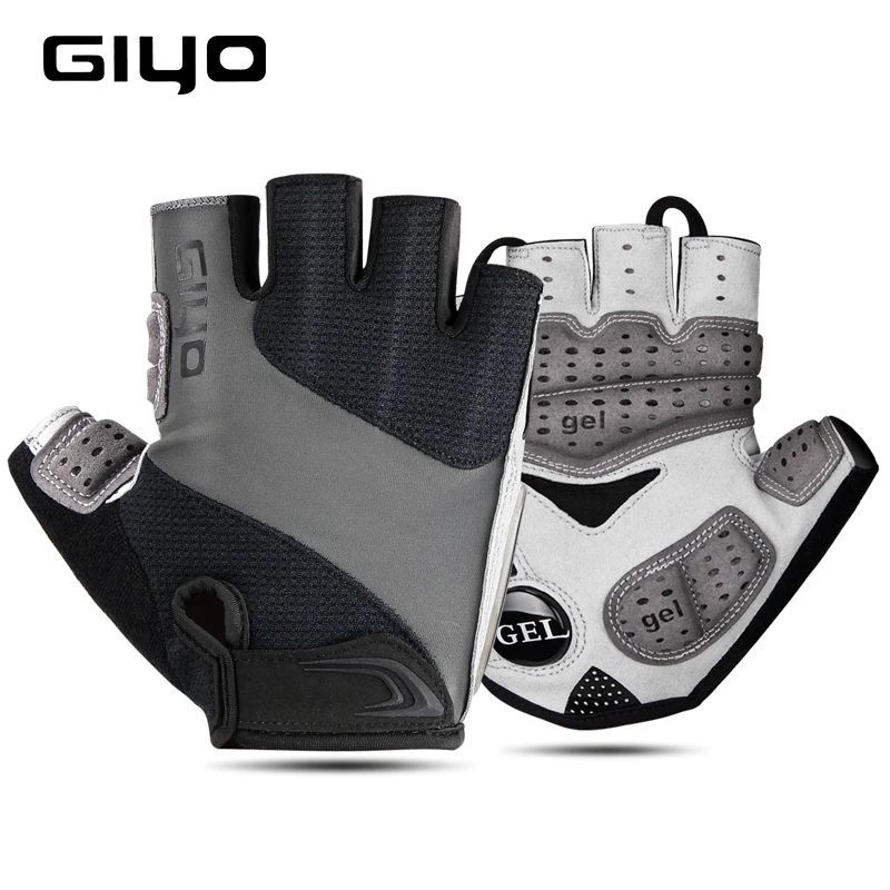 Bicycle Gloves Half Finger Outdoor Sports Gloves For Men Women Gel Pad 