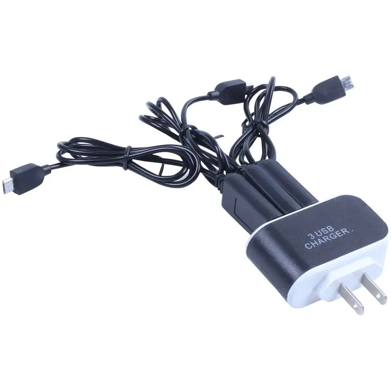 

Battery Charger for VISUO XS809 XS809HC XS809W XS809HW USB 3 In 1 for 3.1A Lithium Ion Battery USB Charger Quadcopter Drone (Bla