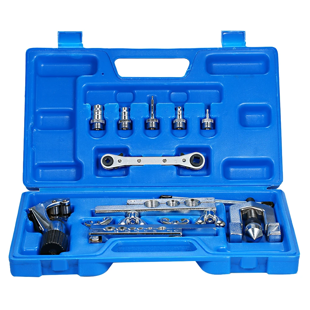 

Flaring Tool Kit Flaring Swaing Tool Set for Hose Bibs and Acetylene Tanks and Ratchet Wrench