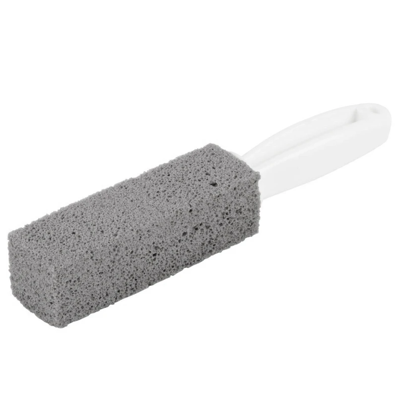 Pumice Stone Toilet Bowl Cleaner Multi-Purpose Pumice Stone Cleaning Stick W/ Handle For Toilet Bowl, Rust,Grill& Household Cl