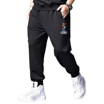 

High stretch men jogging casual pants men fittness training pants 5xl 6xl 7xl sports pants loose jogging pants for male
