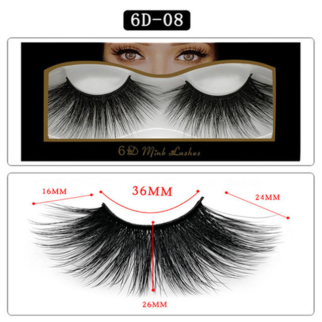 25mm Eyelashes 3D Mink Hair Handmade Natural Natural Long Eyelashes Mink Hair Bundle Eyelash Makeup Eyelash Extension