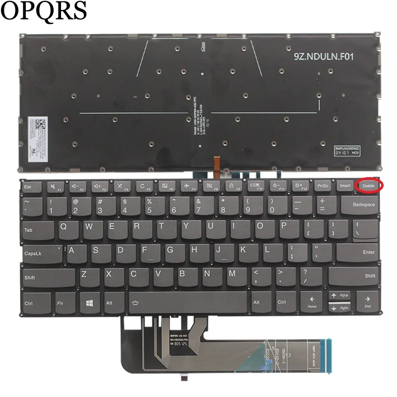 Novo ouro cinza preto eua teclado para