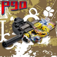 P90 Graffiti Edition электрический игрушечный водный пистолет пулевые всплески пистолет живой CS штурмовой Бекас оружие открытый пистолет игрушки