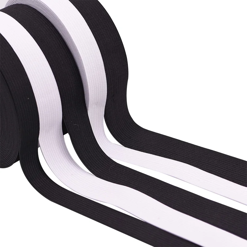 5Yard White Black 15/20/25/30/35/40/45mm Elastic Band Sewing Material Ribbon Tape Lace Trim Shorts Skirt Trouse | Дом и сад