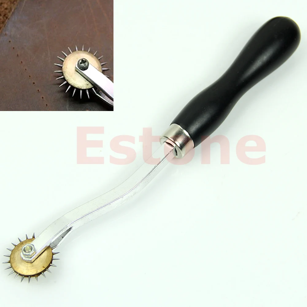 

1pc Overstitch Wheel Leather Sewing Stitch Spacing Paper Craft Tool Roulette 4mm