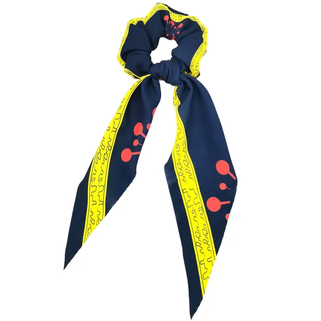 Anime Demon Slayer Cosplay Hair Ring Ribbon Nezuko Zenitsu Tanjirou Fashion Scrunchies Hair Accessories Girl Costume Props yusui