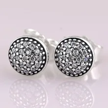 Оригинальные ослепительные капли с кристаллами, серьги-гвоздики для женщин, 925 пробы серебряные серьги, подарок на свадьбу, хорошее ювелирное изделие