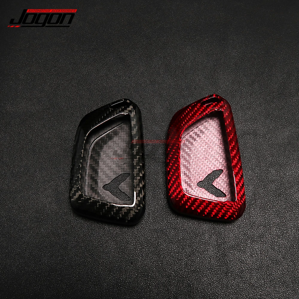Genuine Carbon Fiber Car Key Case - Premium Cover Shell and Interior Accessory Trim