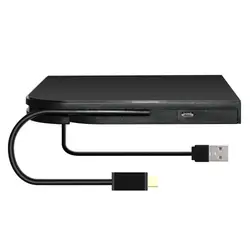 Портативный внешний накопитель type-C USB 3,0 DVD CD RW горелка Писатель мобильный оптический привод для ноутбука и настольного компьютера и