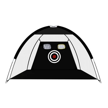 

2X1.4M Golf Nets Golf Chipping Practice Net Portable Golf Swing Practice Cage Indoor Outdoor Training Hitting Target