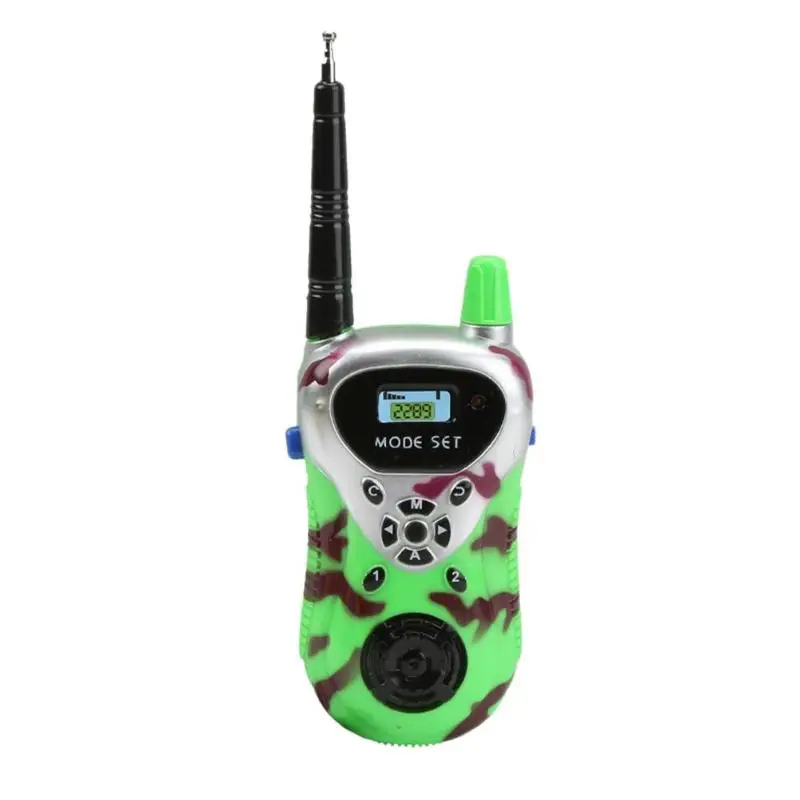 2 шт Walkie Talkie телефон Малыш игрушка экологически безопасный ABS пластик электронный гаджет образовательная игра для родителей и детей