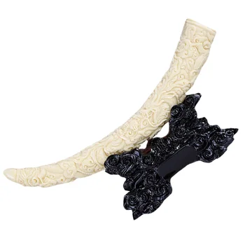 

1Pc Resin Ivory DIY Fine Chic Nice Elephant Tooth Imitation Ivory Desktop Decor