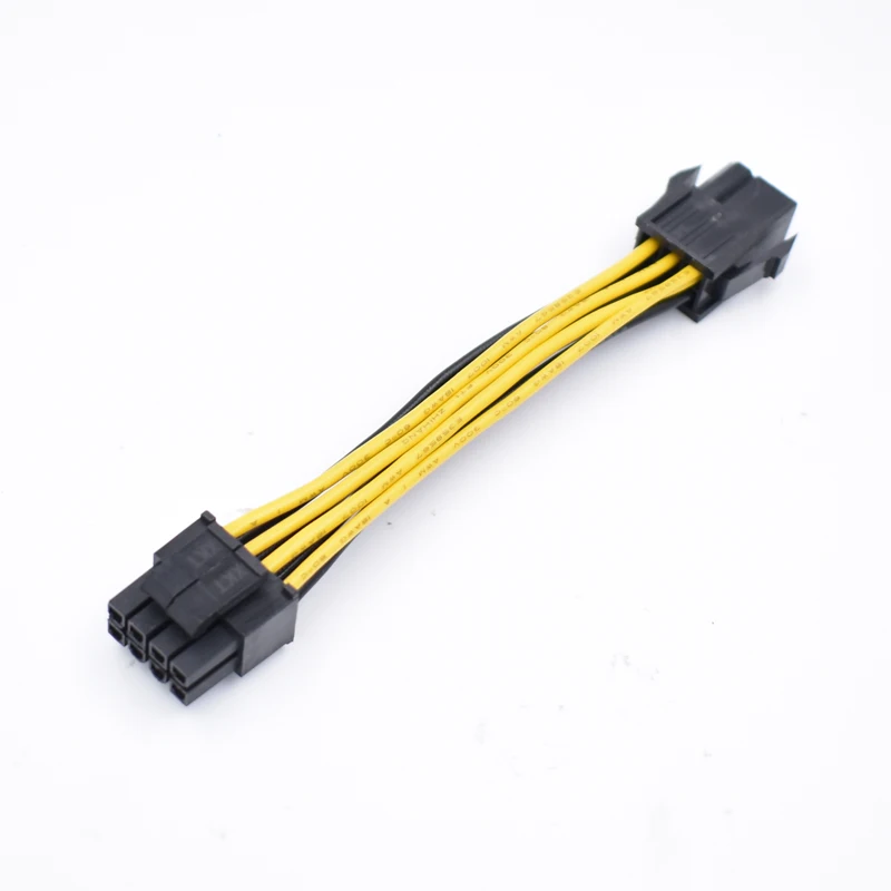 PCI-E 6-Pin female To Motherboard CPU 8(4+4)Pin 12v CPU EPS Power Connector Adapter Cable power cable
