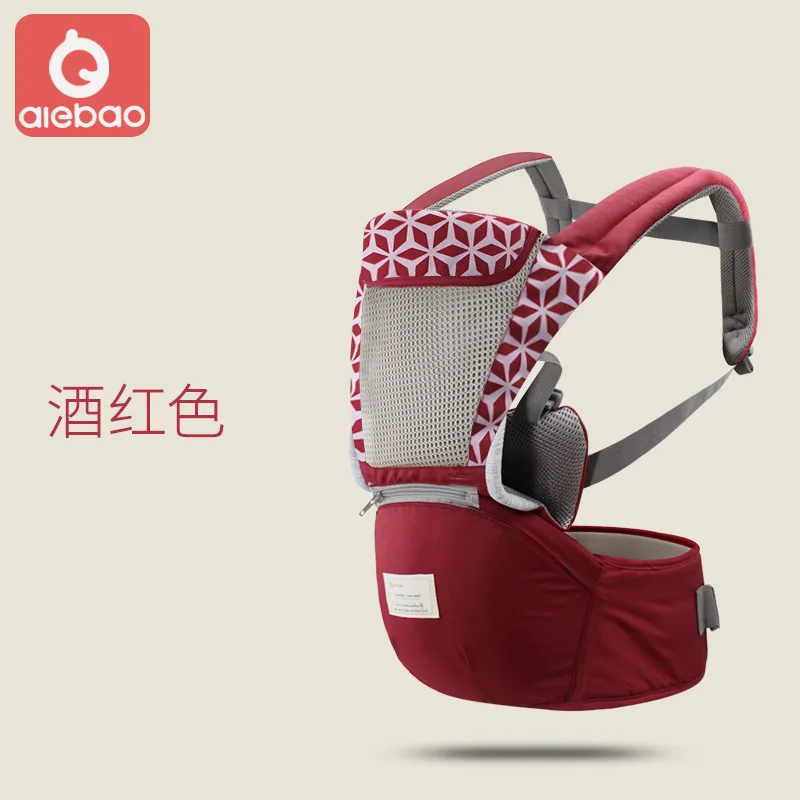 Dropship Baby Carrier Backpack Ergonomic 360 Carrier Sling Hipseat Comfortable Air Mesh Front Back Hip Seat Infant Kangaroos Bag - Цвет: 13