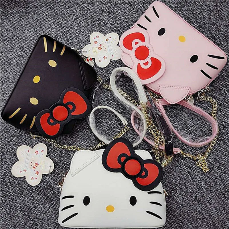 Сумка через плечо HELLO KITTY для детей Женский мессенджер с мультяшным рисунком