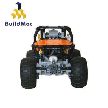 

BuildMOC 878Pcs City 4WD Off Road Vehicle Model RC/non-RC Building Block Technic SUV Racing Car Truck Bricks Toys for Boys