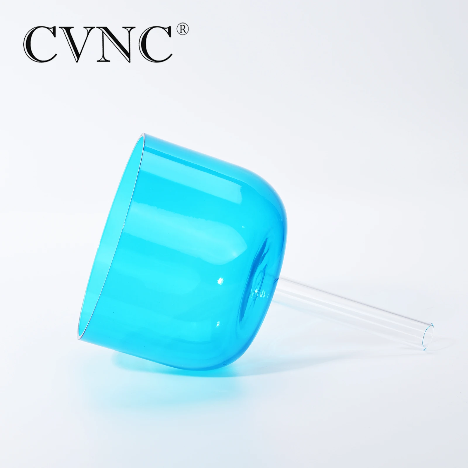 CVNC " «Поющая чаша» G ГОРЛОВАЯ ЧАКРА полые ручки прозрачные цветные кристаллы Поющая чаша