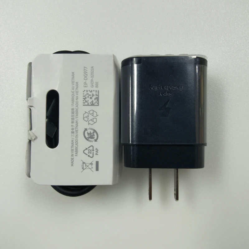 Быстрое зарядное устройство для samsung S10 Plus 25 Вт Usb PD быстрое настенное зарядное устройство usb type-c для Galaxy Note 10+ mi 9 k20 pro