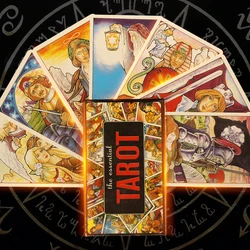 Tarjeta de Tarot curiosos para escritorio, juego de mesa de alta calidad con fuente gótica interactiva, versión completa en inglés, oráculo, novedad de 2022