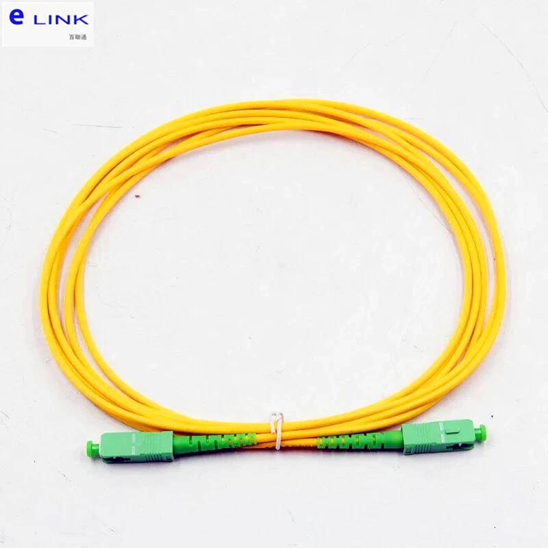 10pcs SC/APC-SC/APC fiber optic patch cord SM Simplex 1M 2M 3M 5M 7M 10M SCA-SCA optical fibre jumper SX free shipping IL 0.3