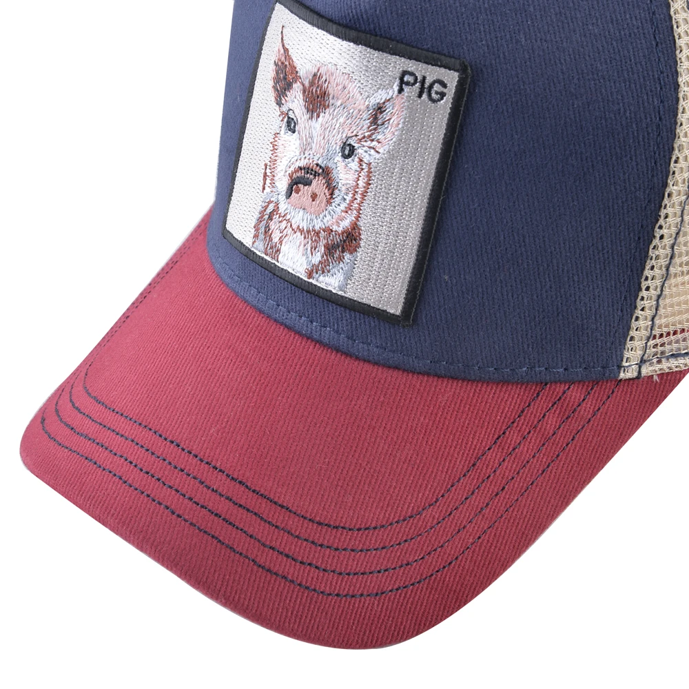 Patch, Mesh Visor, Hip Hop Trucker, Bone