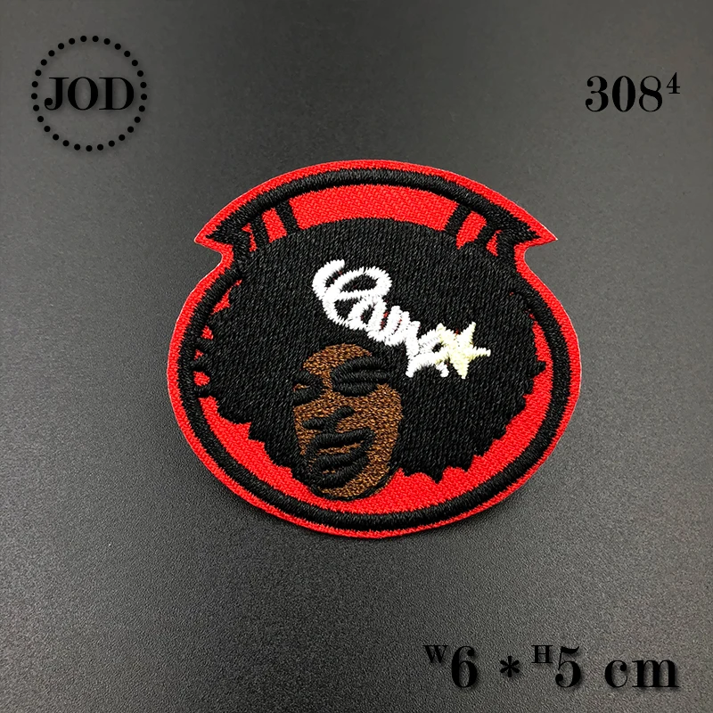 black Кот Rip Dip вышитые нашивки для костюмы гладить на заплатка для одежды гладильная DIY аппликация шить наклейки тканевые нашивки супер@ 20 - Цвет: black