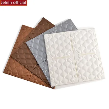 

3d wall stickers bedroom foam wall decoration bathroom waterproof stickers anti-collision background foam 3D wall stickers