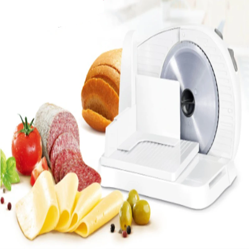 

Household Mini Electric Meat Slicer Electric Automatic Frozen Meat Mincer Beef Lamb Potato Slices Toast Cutter 100W