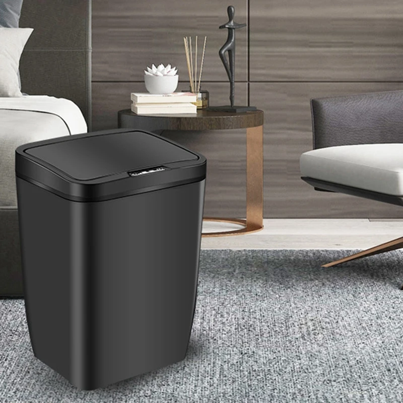 

12L Kitchen Home Inductive Automatic Sensor Dustbin Waste Bin Storage Garbage Trashcan Rubbish Bathroom Smart