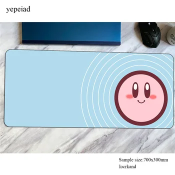 

Kirby mouse pad 800x300x3mm Computer mat best gaming mousepad large Christmas gifts padmouse keyboard games pc gamer desk