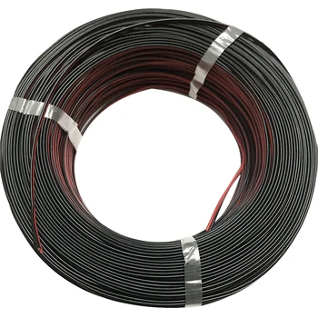 

30 Meters UL2468 2pin 20AWG Red Black Tined Cable LED Flexible Strip PVC High Temperature Oxidation Resistance Parallel Lines