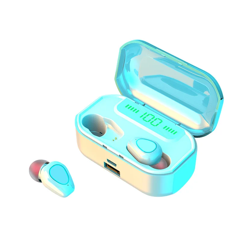 Bluetooth 5 0 Earphones TWS Wireless 3500mAh Charging Box With Microphone 9D Bass Waterproof Headset Wireless Earphone