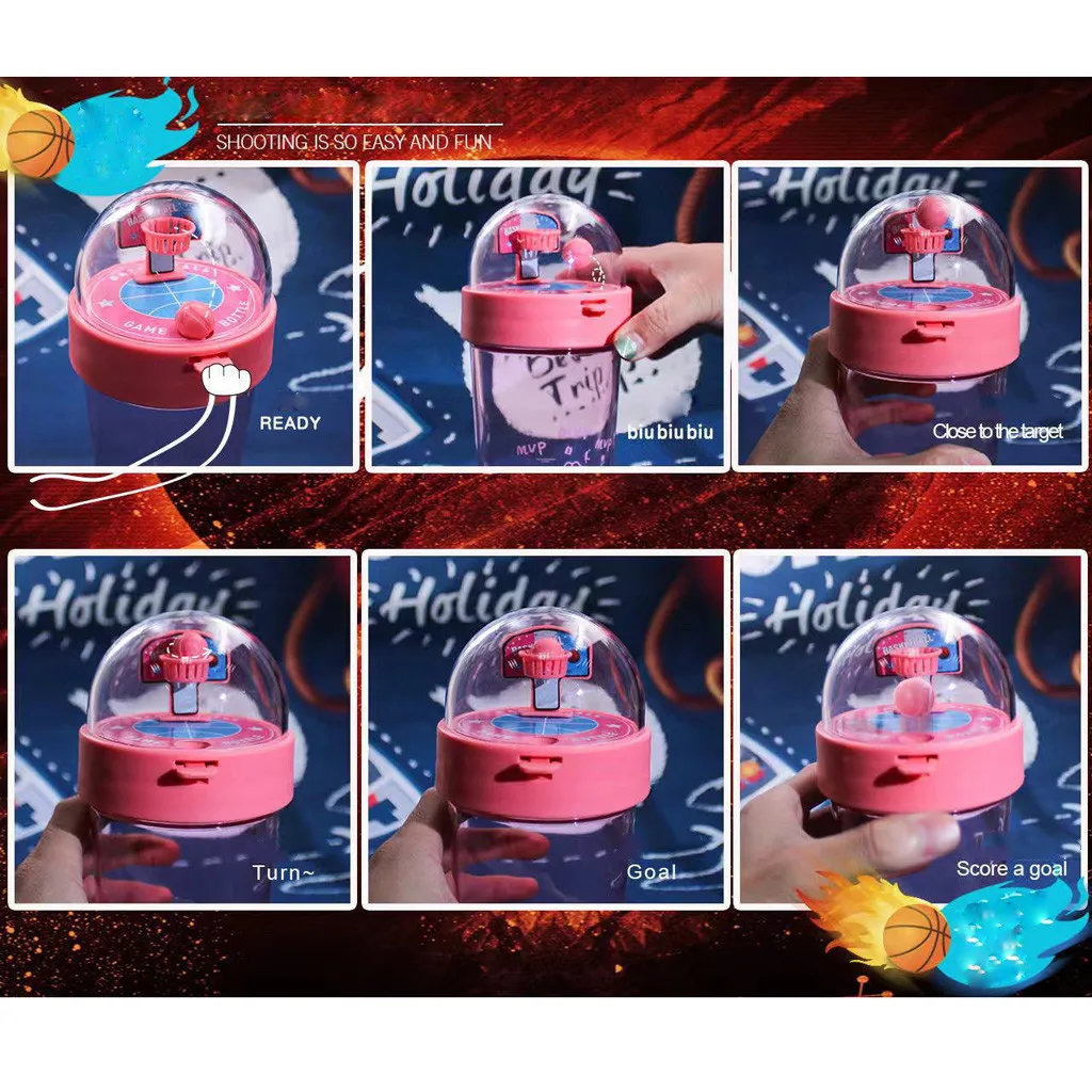 Бутылка для воды пластиковая посуда напитков Спортивная бутылка новая забавная