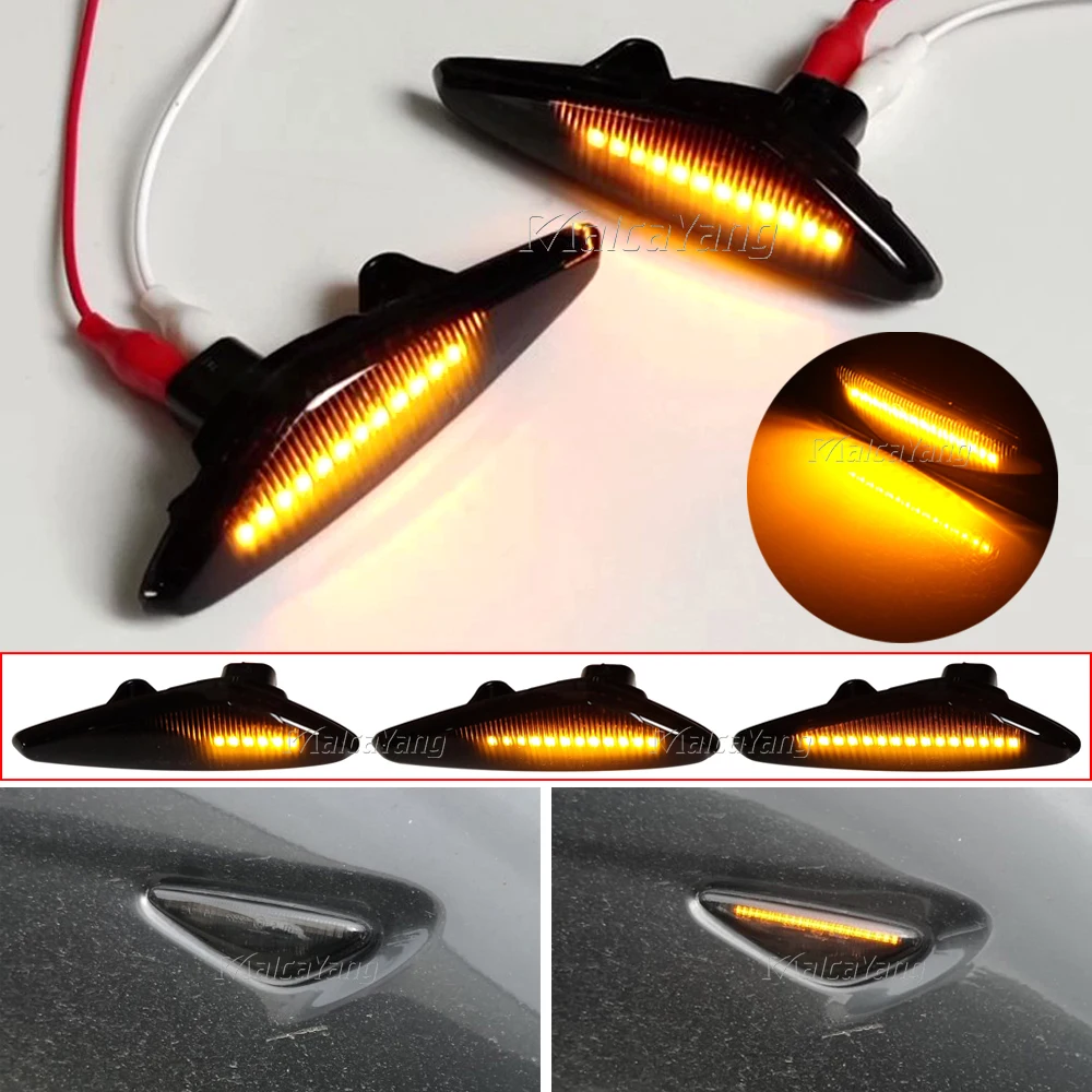 Dynamic Led Side Marker Indicatore Di Direzione Ripetitore Luce Per Mazda Mx-5 Miata Rx8 Mazda5 Cw Premacy Mazda 6 Atenza Fiat 124 Spider