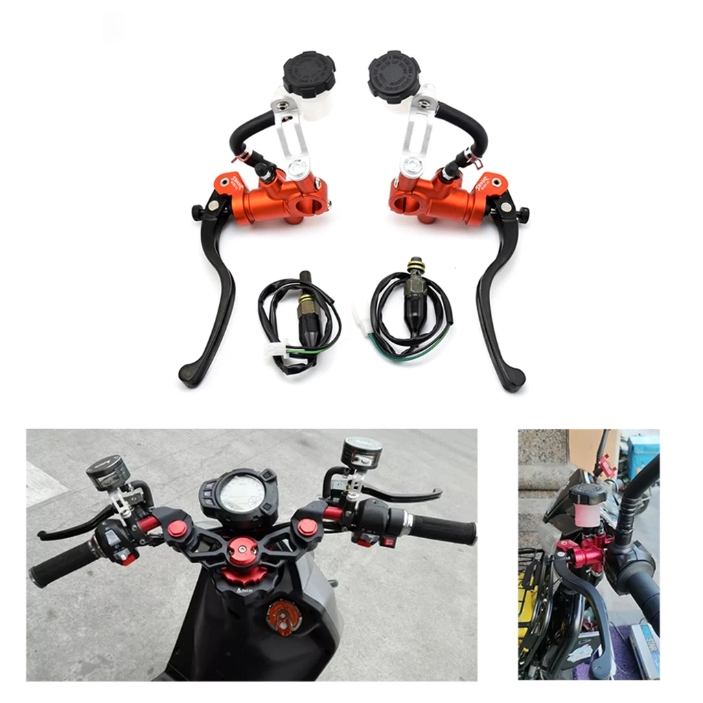 Universal Orange Motorcycle Hydraulic Brake Clutch Lever Pump Master Cylinder Scooter For Honda Yamaha Dirt Bike Levers Ropes Cables Aliexpress Universal Orange Motorcycle Hydraulic Brake Clutch Lever Pump Master Cylinder Scooter For Honda Yamaha Dirt Bike Levers Ropes Cables Aliexpress