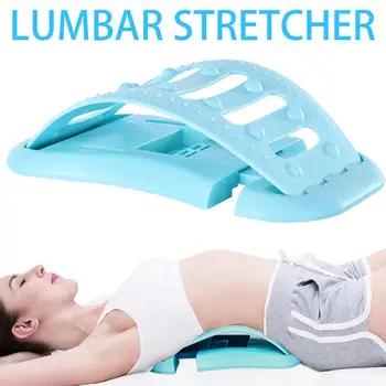 

ZITY Back Stretch Equipment Massager Magic Stretcher Fitness Lumbar Support Relaxation Spine Pain Relief Corrector Health Care