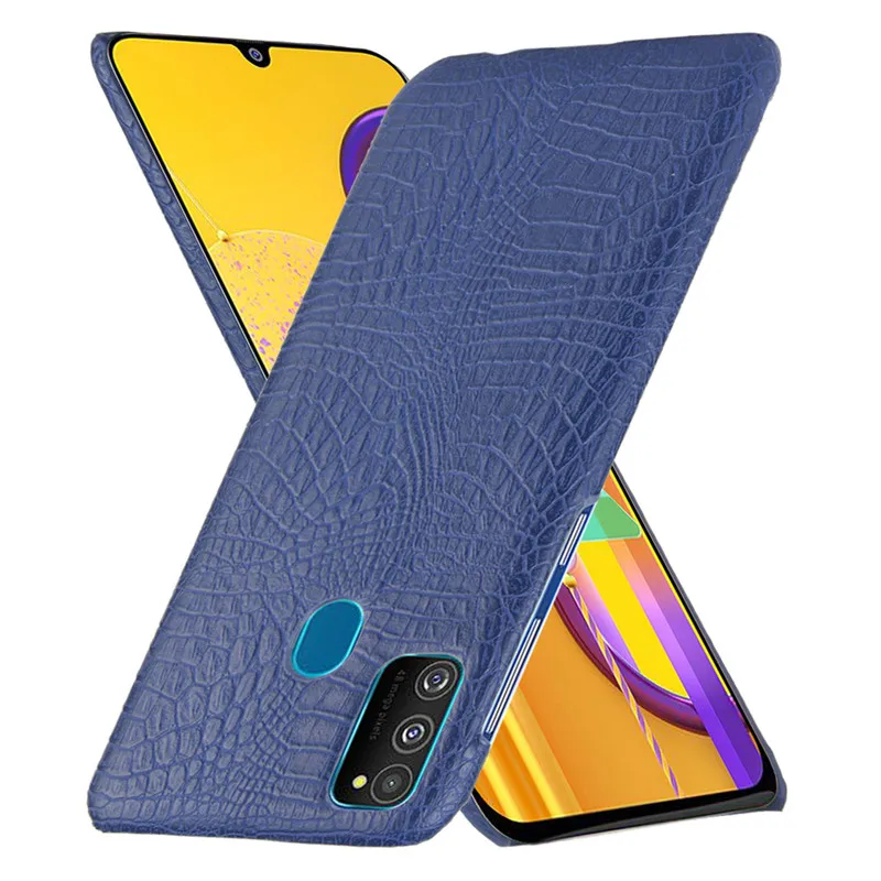Для samsung Galaxy M30s PU чехол M30 S кожаный чехол из крокодиловой кожи PC жесткий чехол для samsung M30s чехол 6," Телефон Чехол