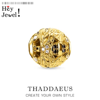 

Charm Beads Golden Bee 2020 New 925 Sterling Silver Zeal Karma Charms Fits Bracelet Europe Necklace European Jewelry Accessories