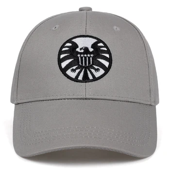 

New Captain Marvel Carol Danvers Caps Unisex Adjustable Hip Hop Hat Snapback Agents of S.H.I.E.L.D. Shield Baseball Caps bone