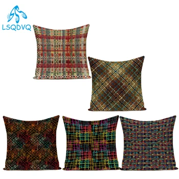 

Decorative Throw Pillows Case Colorful Mandala Geometric Abstract Geometry Boho Pillows Cushion Cover for Sofa Home Living Room