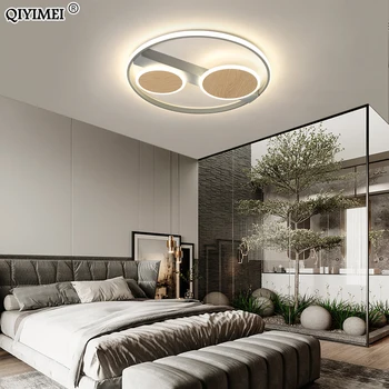 

Modern LED Chandeliers Lights For Living Room Bedroom Study Indoor Round Lighting Surface Mounted Lamps AC 90-260V Luminaria