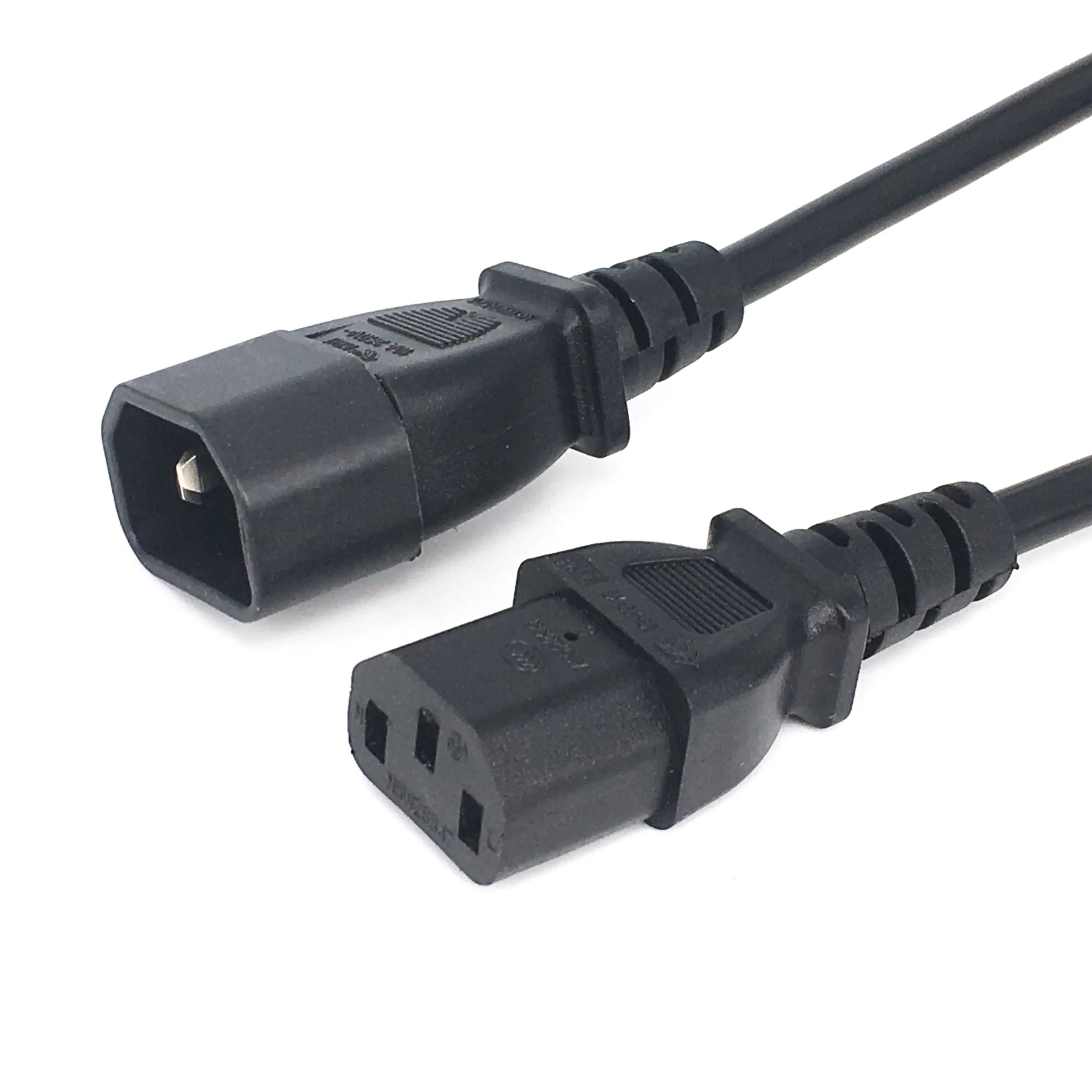 Cable de extensión de alimentación C14 IEC C13 a IEC C14 Cable de alimentación Cisco 0,5 m 1m 1,5 m 1,8 m para PC de escritorio Monitor de ordenador PDU - AliExpress Productos electrónicos