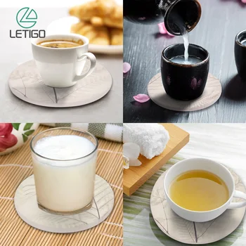 

6pc Cup Mat Pad Coaster Slip Insulation Pad Tea Coffee Mug Drinks Holder for DIY Tableware Decor Durable Pad Kitchen Accessories