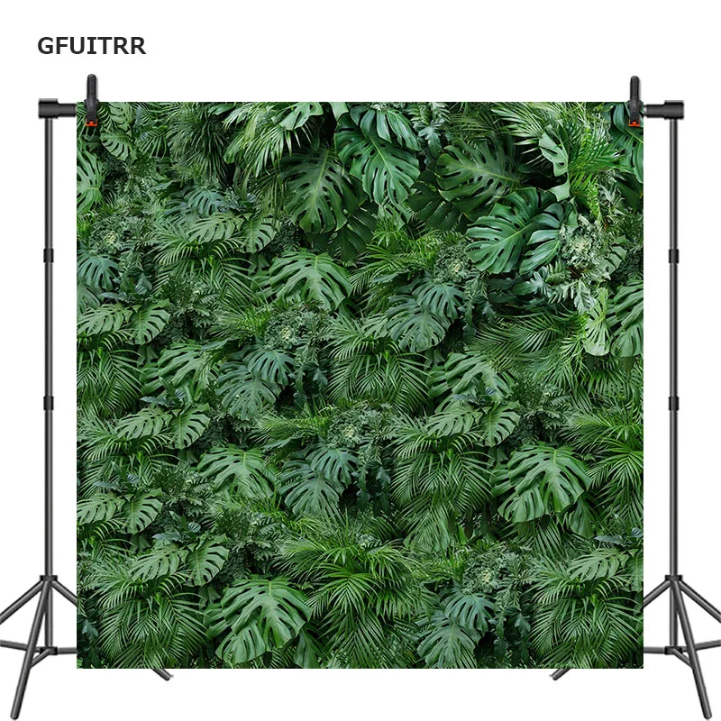 GFUITRR тропические листья фон для фотографии джунгли зеленый лес свадебный фон для фотосъемки на день рождения виниловый реквизит для фотографий