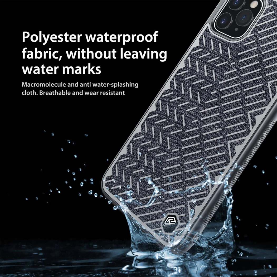 Для iPhone 11 Pro Max чехол 5,8 6,1 6,5 NILLKIN елочка чехол светильник светоотражающий полиэстер водонепроницаемый задняя крышка для iPhone11