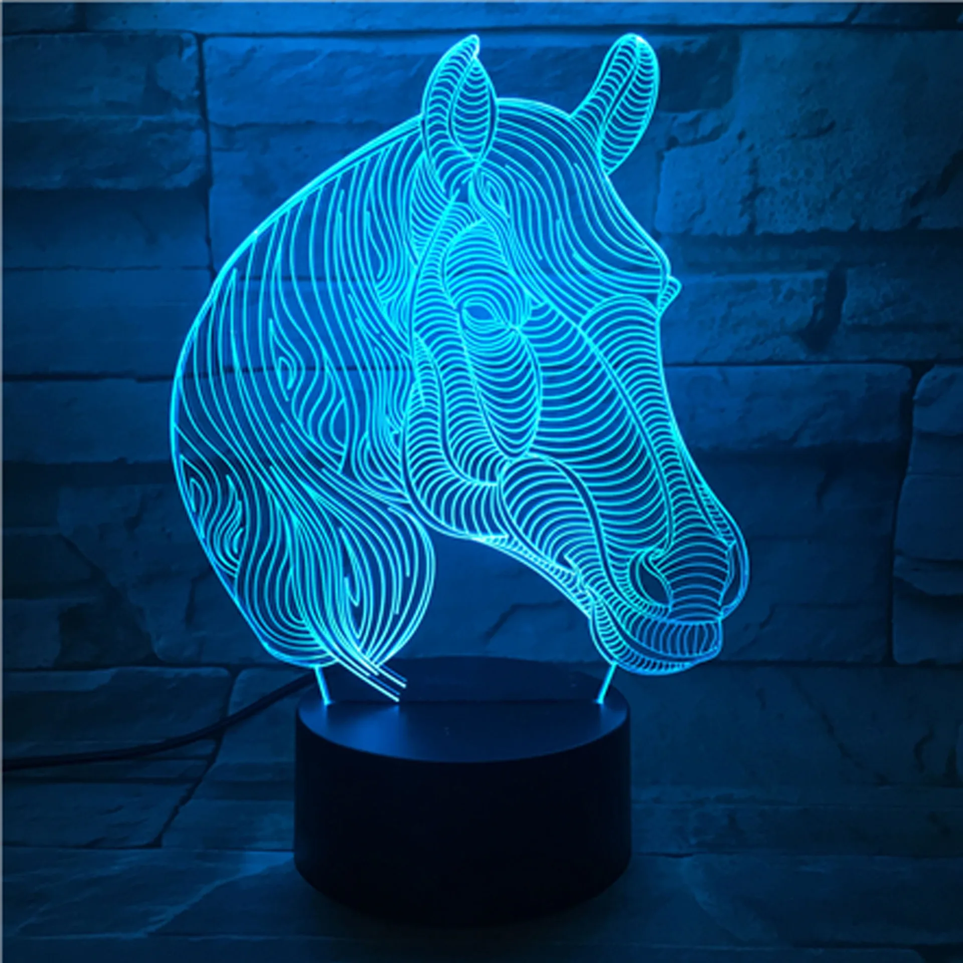 

AliExpress EBay Matou 3D Lamp Colorful Remote Control Touch Control LED Light Creative Product Gift Small Night Lamp Visual Lamp