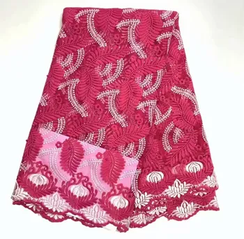 

New Top Milk Silk Lace Color Beaded French Lace Fabric African Lace Fabric High Quality Nigerian Lace Fabric For Wedding