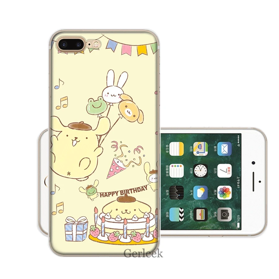 H6 Чехол для мобильного телефона iPhone 11 Pro 6 6s 7 8 P Lus iPhone XR X XS Max 5 5S SE Shell Cute pompomparin Прекрасный жесткий чехол - Цвет: H6
