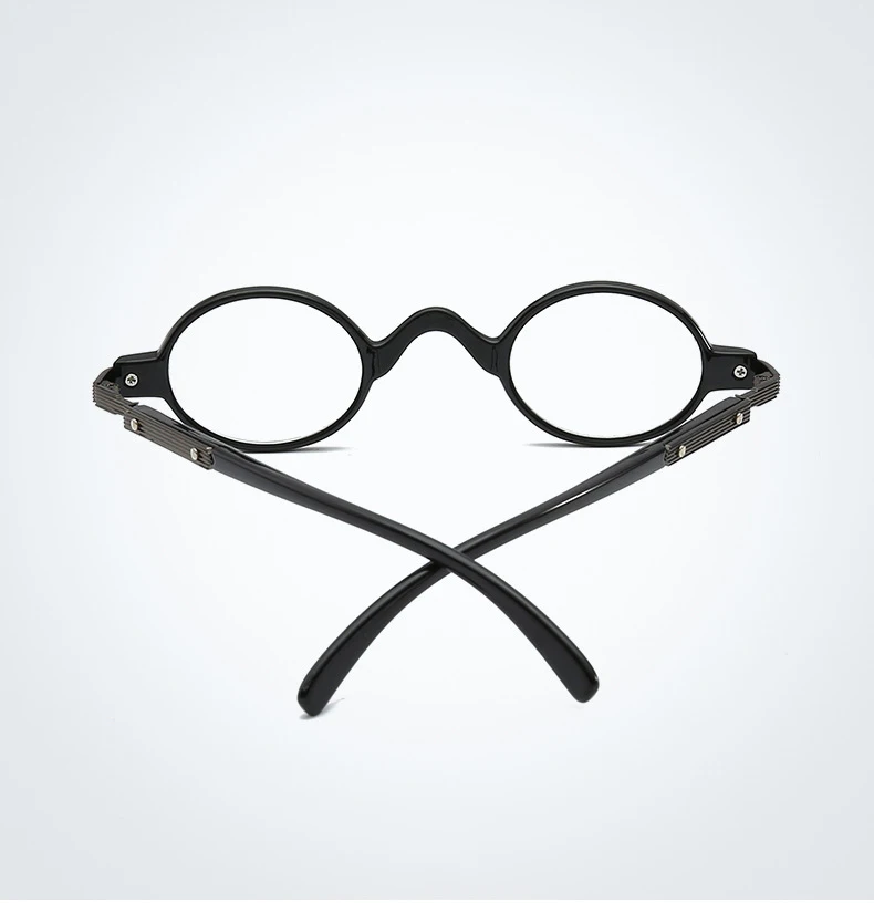 Small Oval Reading Glasses Men Women Retro Round Hyperopia Presbyopia Eyewear Glasses with Diopter+1.0 1.5 2.0 2.5 3.0 3.5 4.0